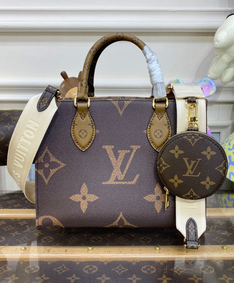 Louis Vuitton OnTheGo PM M46373 Brown